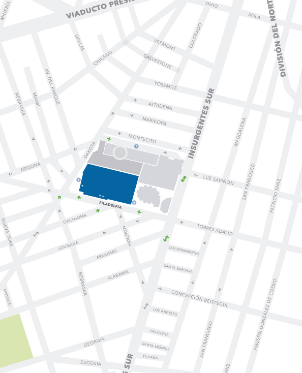 Mapa Metrobús WTC